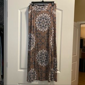 Boho maxi skirt